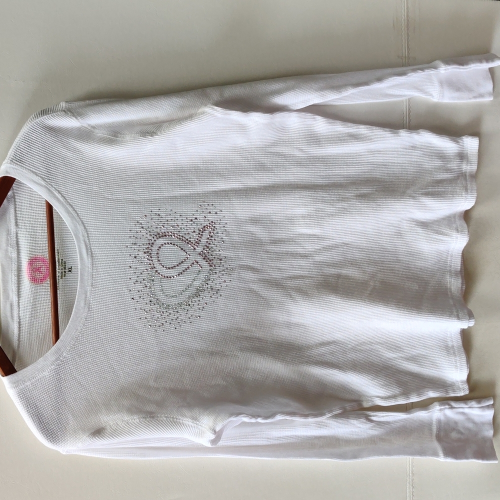 Long Sleeve Thermal Shirt Breast Cancer Awareness